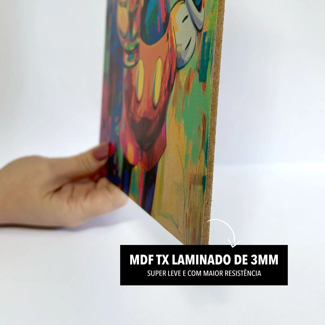 Placa Decorativa Rocknroll Default Title - Muralist Decor