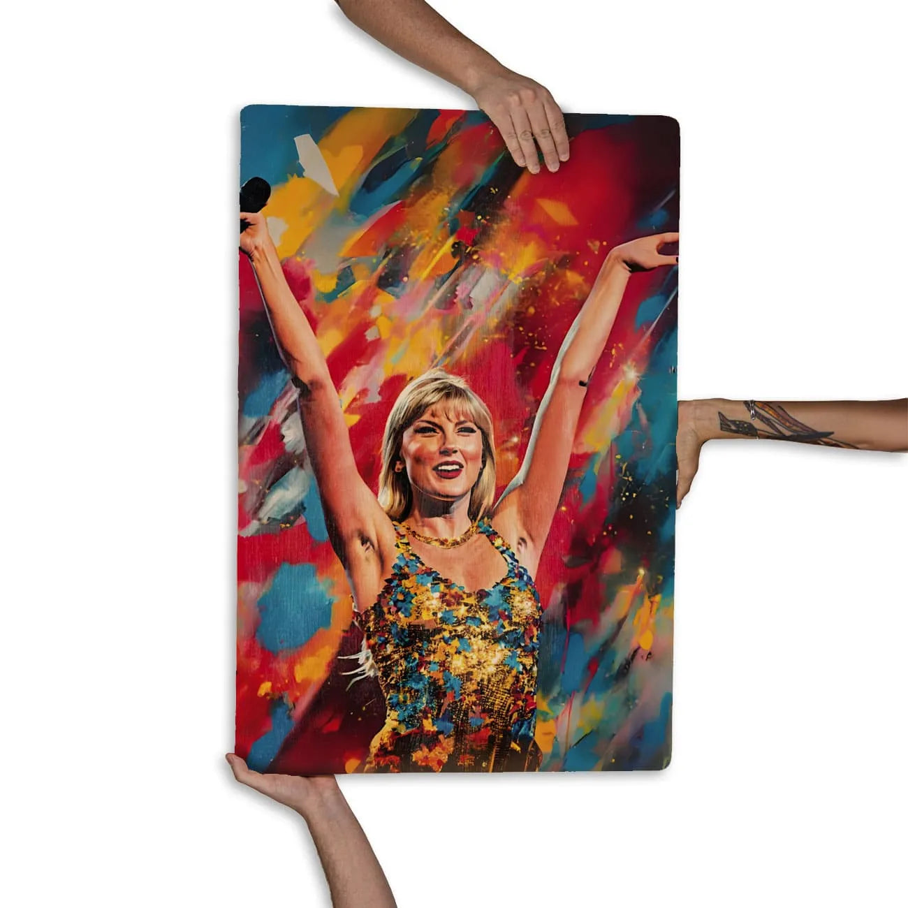 Quadro Decorativo - Colorfull Taylor Swift