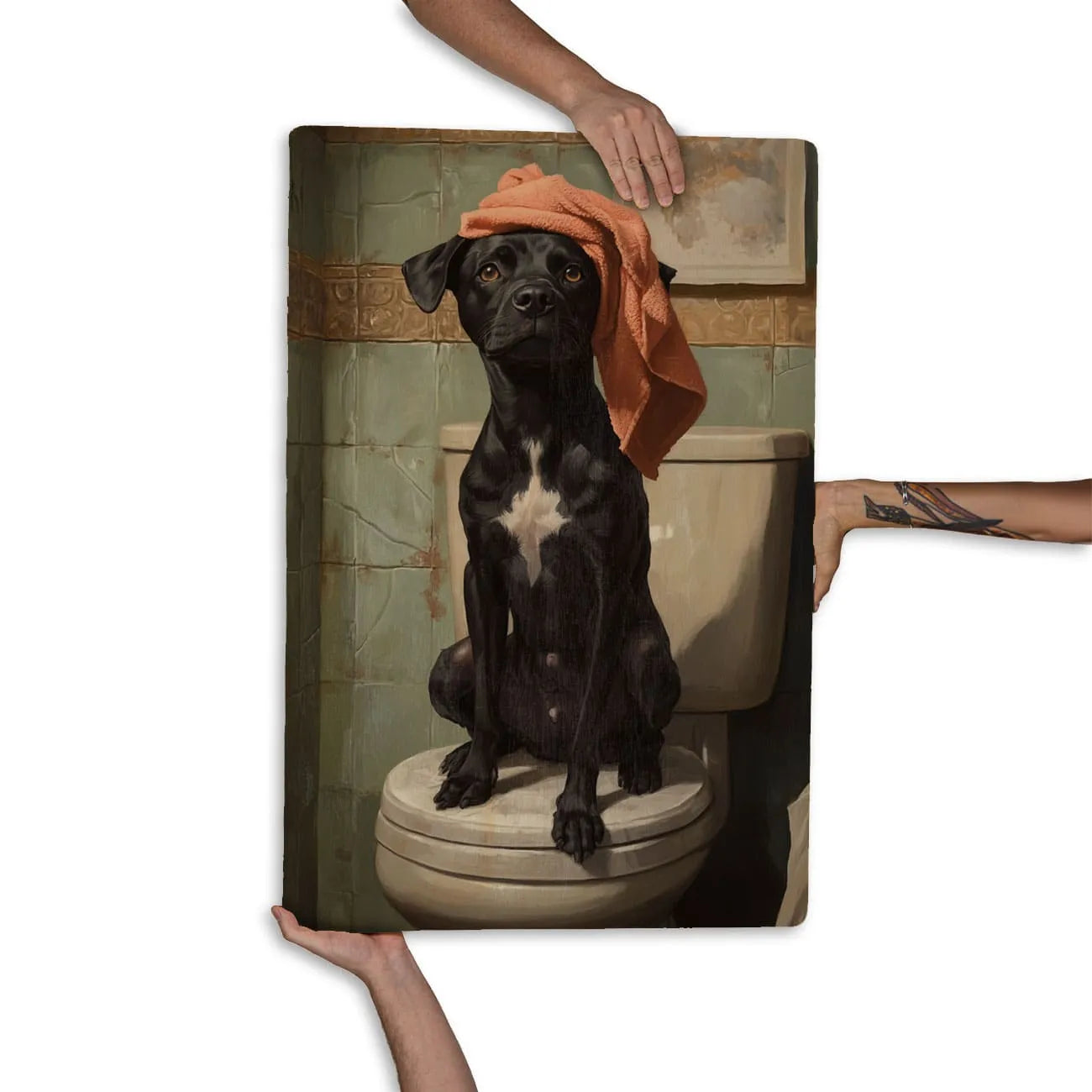 Quadro Decorativo  - SRD de toalha