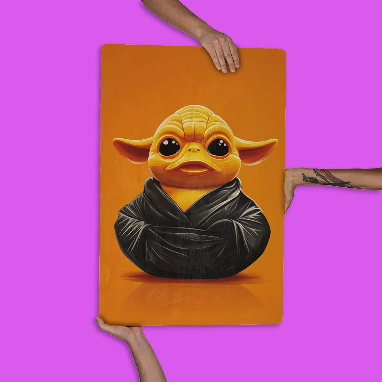 Quadro Decorativo  - Duck Yoda