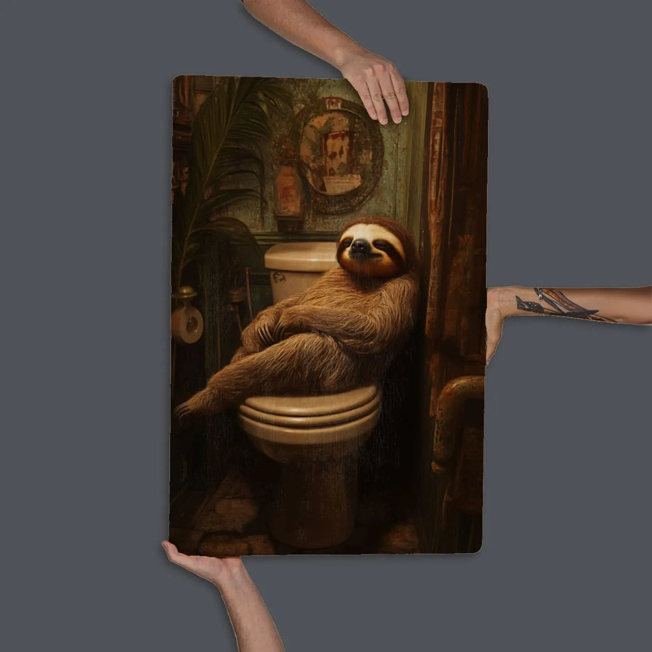 Quadro Decorativo  - Bicho Preguiça