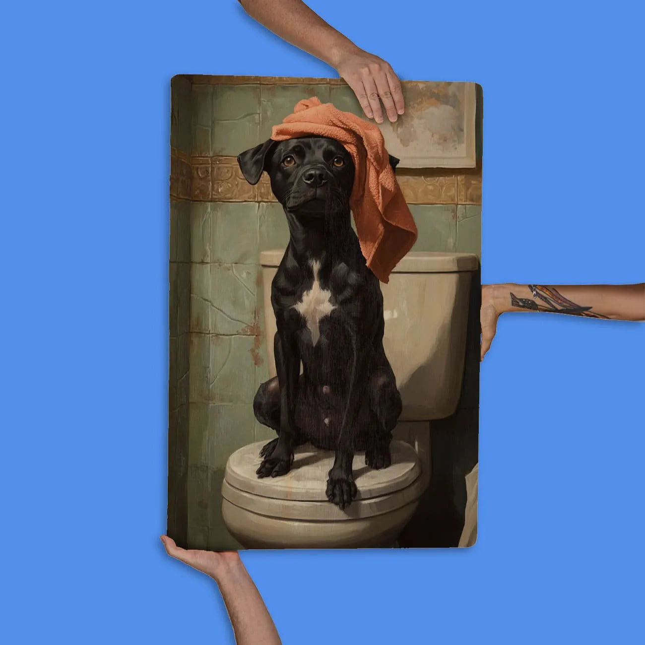 Quadro Decorativo  - SRD de toalha