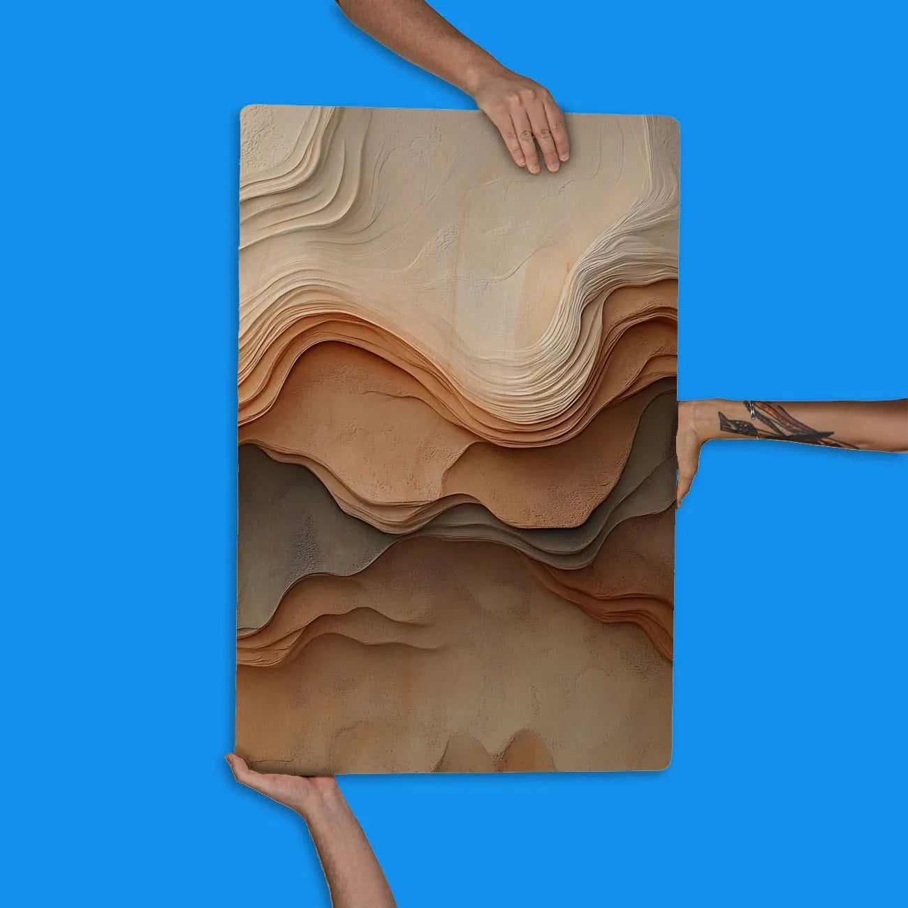 Quadro Decorativo -  Abstrato Terracota