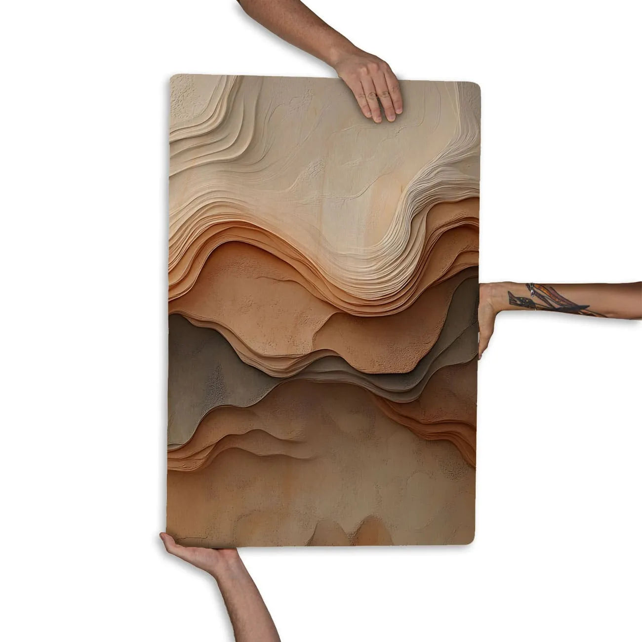 Quadro Decorativo -  Abstrato Terracota