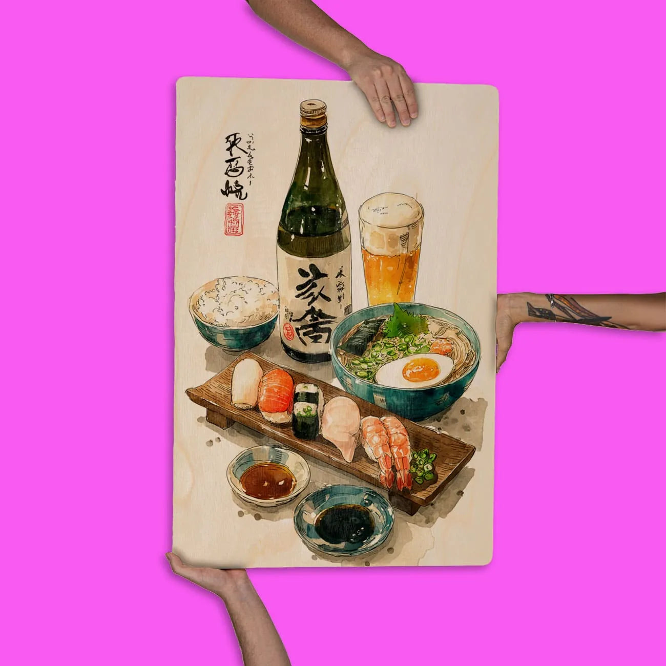 Quadro Decorativo Bares/Pub - Comida japonesa