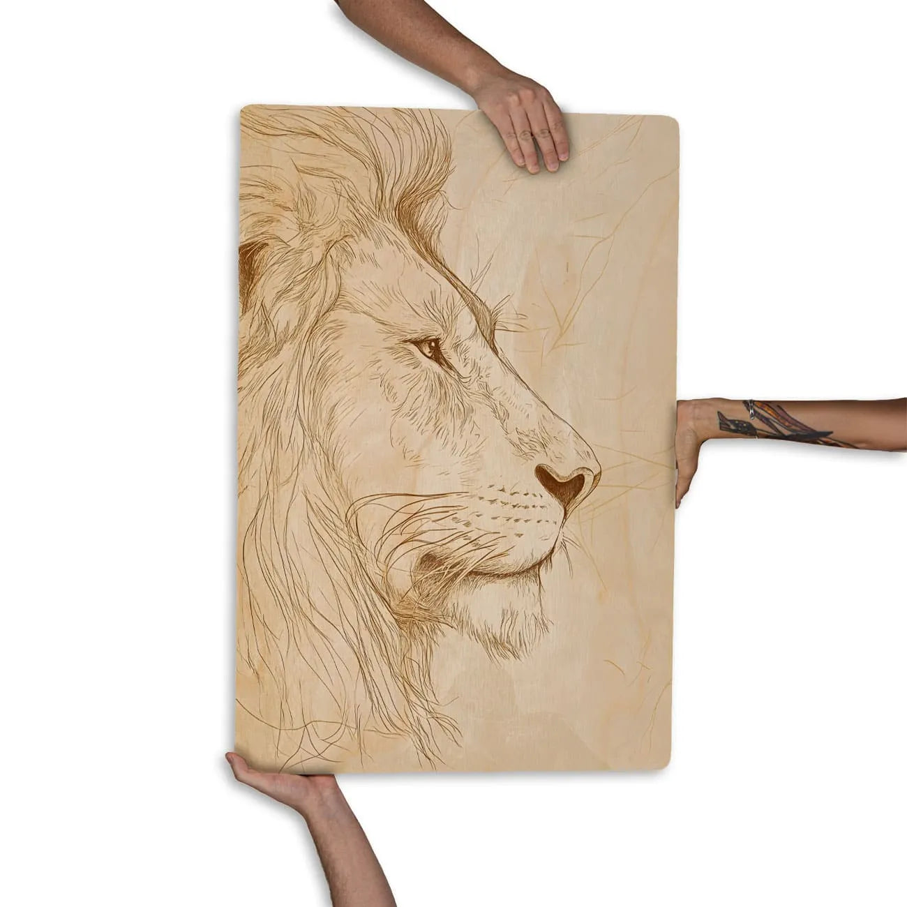 Quadro Decorativo - Leão Linhas