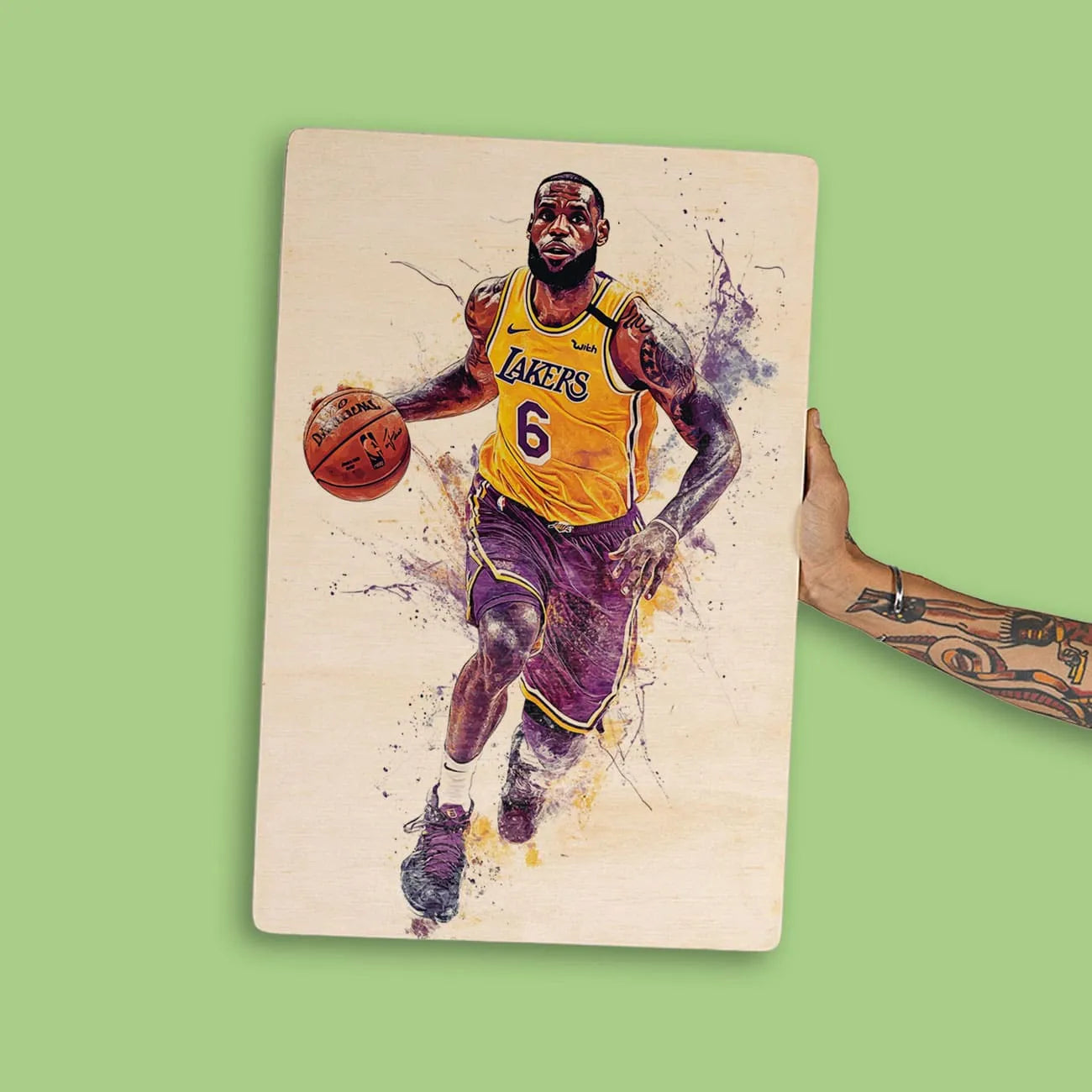 Quadro Decorativo  -  LeBron James Jogando