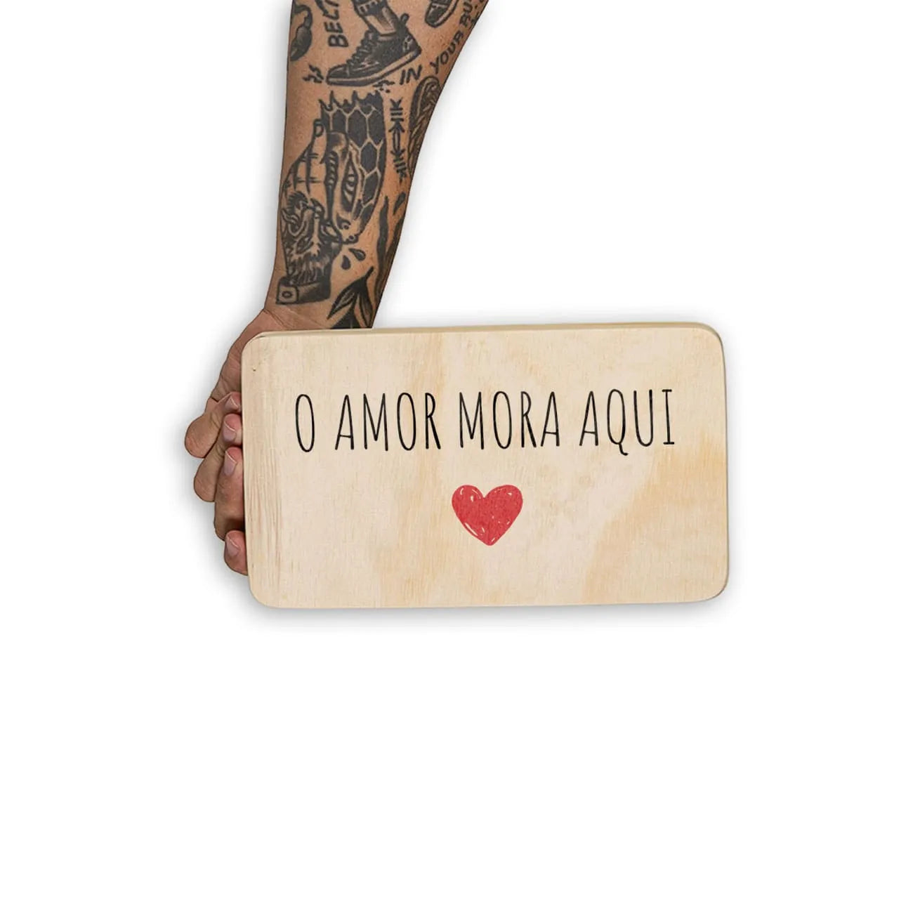Quadro Decorativo - O amor mora aqui
