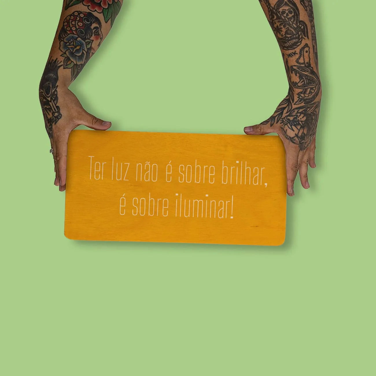 Quadro Decorativo - É sobre Iluminar