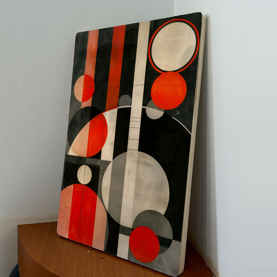 Quadro Decorativo - Bauhaus Circle 50 x 33 cm - Muralist Decor