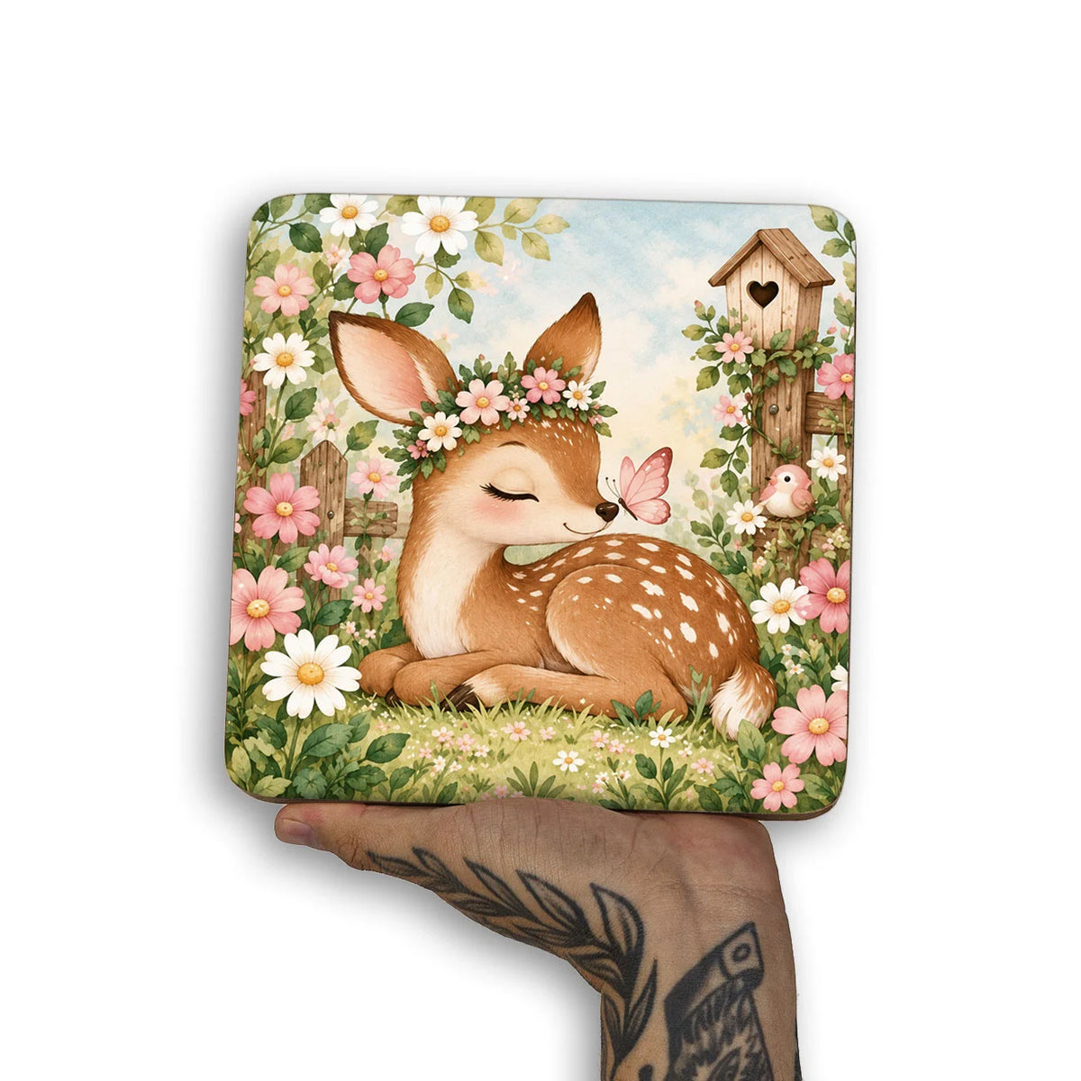 Quadro Decorativo - Bambi no Jardim