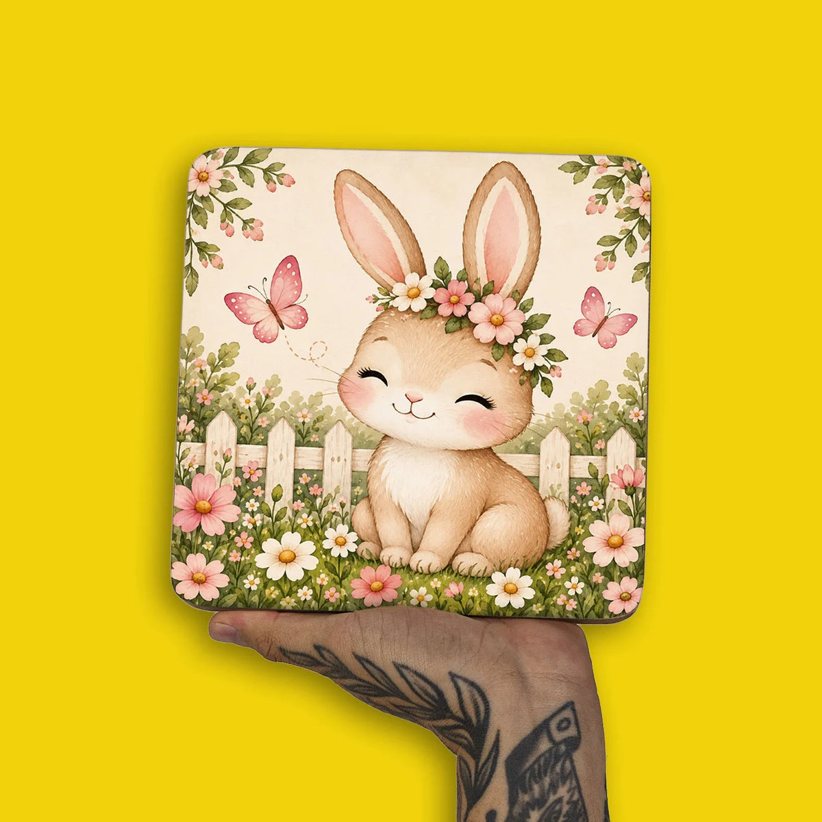 Quadro Decorativo - Coelhinha Encantada