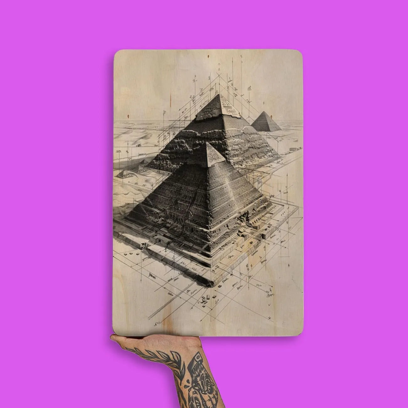 Quadro Decorativo -  Pirâmides do Egito
