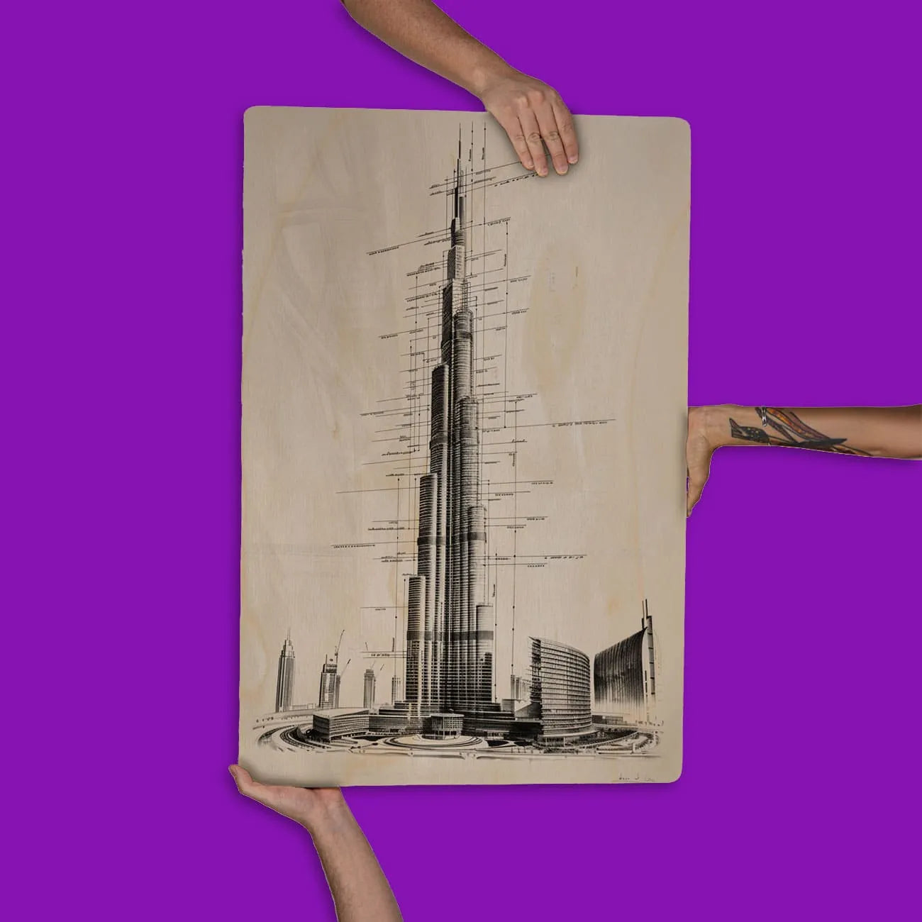 Quadro Decorativo -  Burj Khalifa