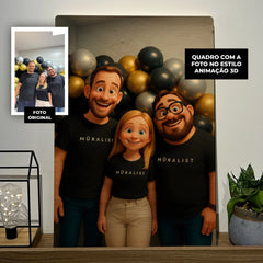 Quadro Personalizado - Escolha o estilo da sua foto