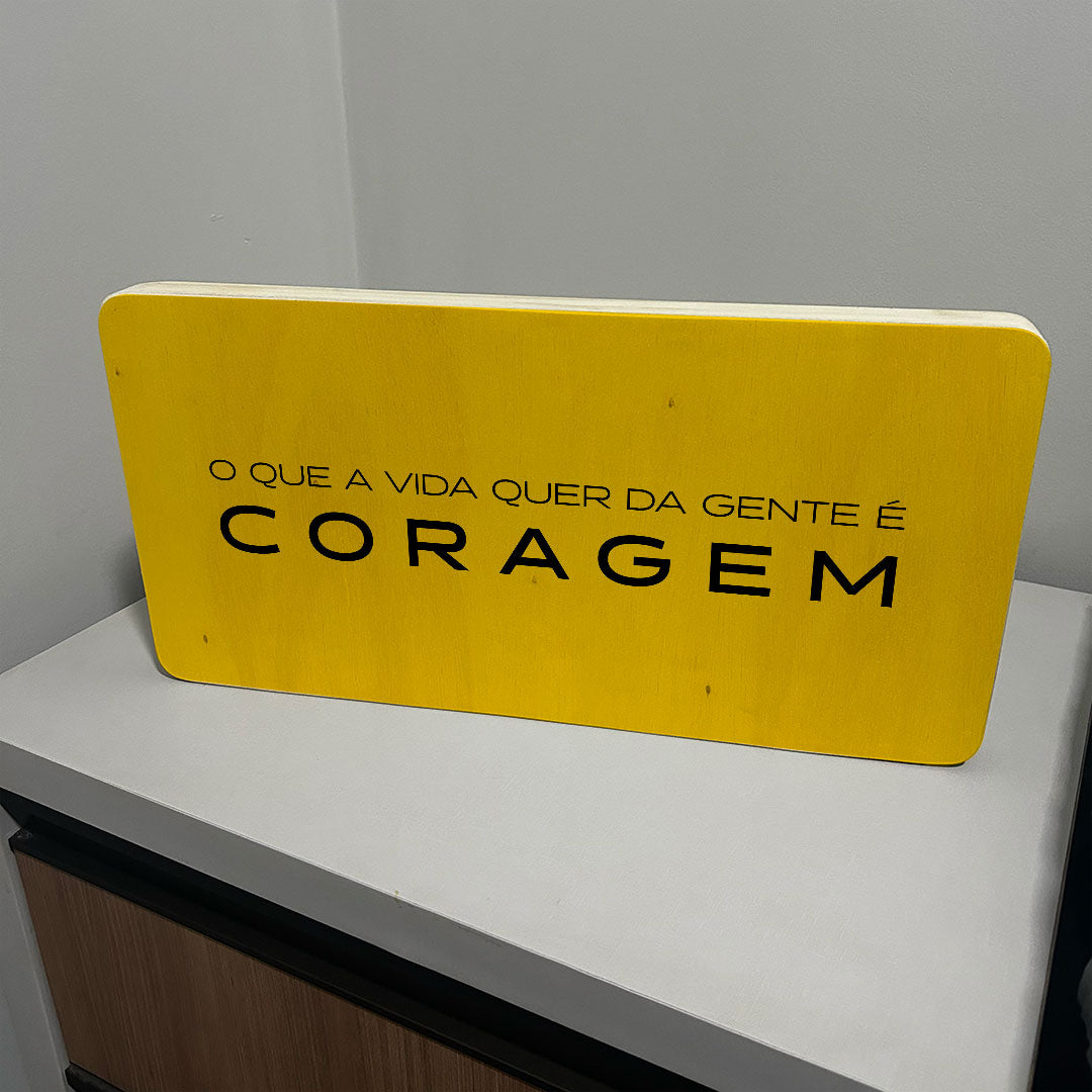 Quadro Decorativo - Coragem