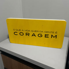 Quadro Decorativo - Coragem