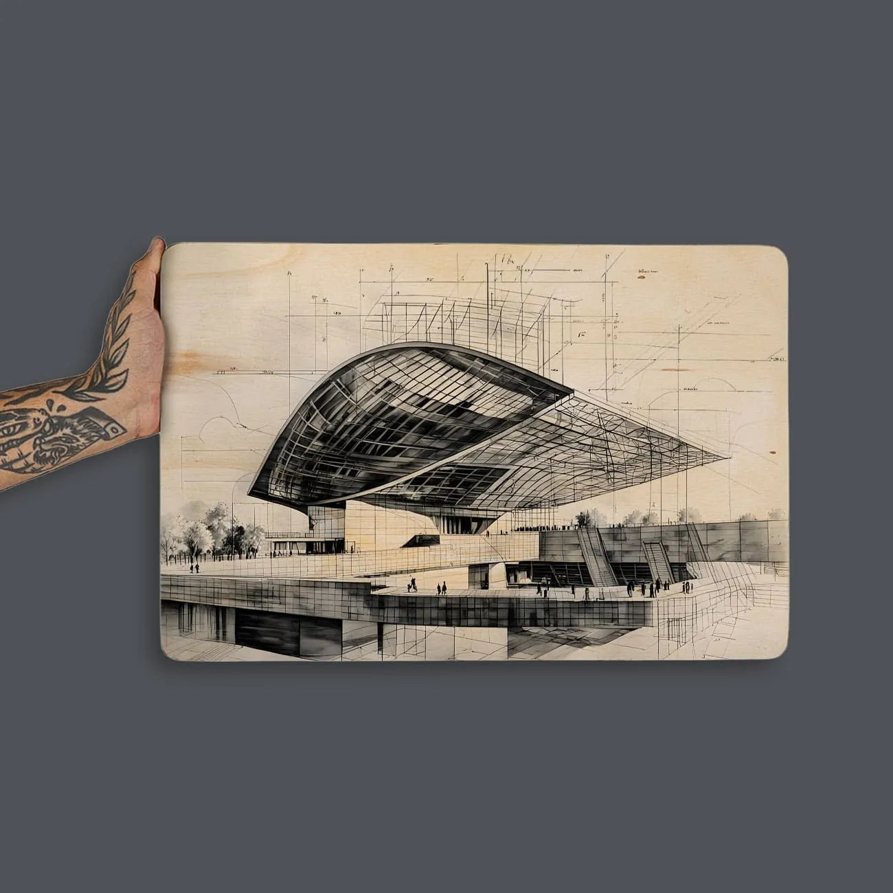 Quadro Decorativo - Museu Oscar Niemeyer
