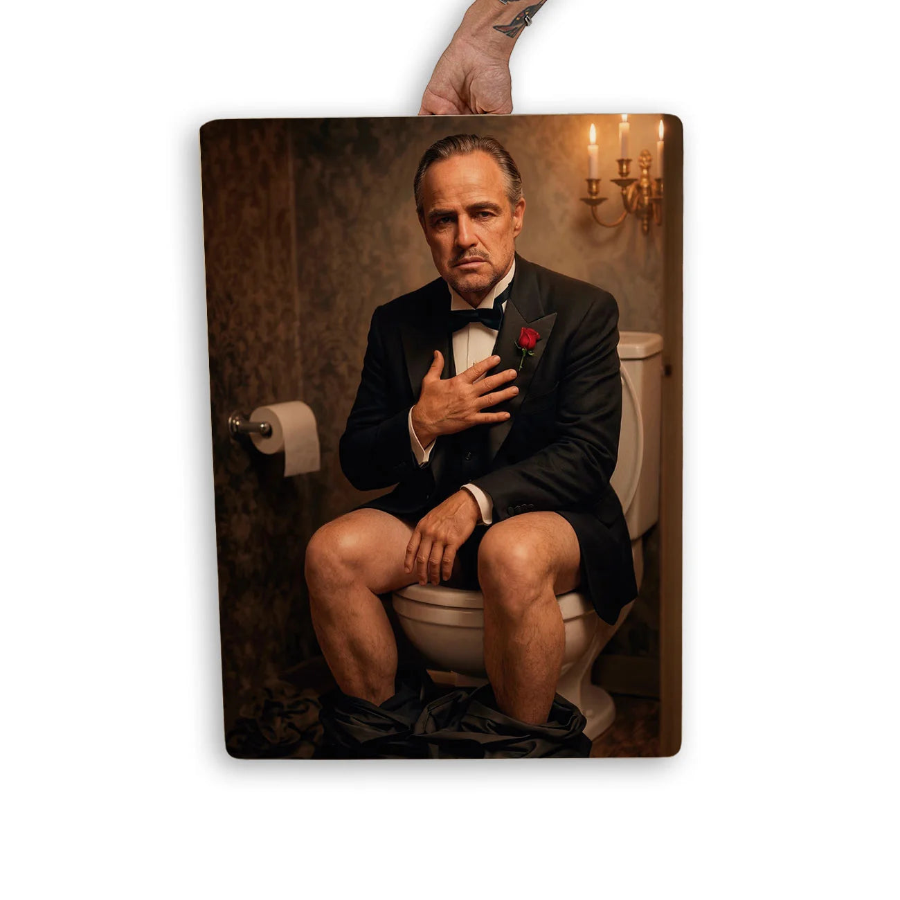 Quadro Decorativo - Don Corleone Banheiro