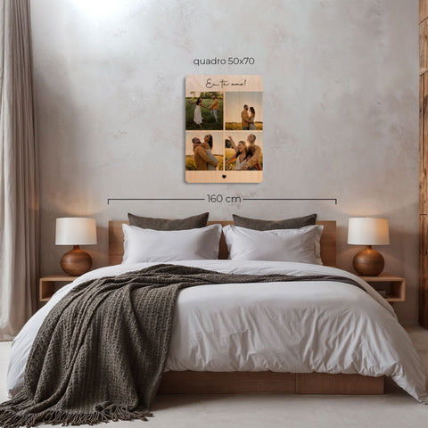 Quadro Decorativo Personalizado - Dia dos namorados - Eu Te Amo