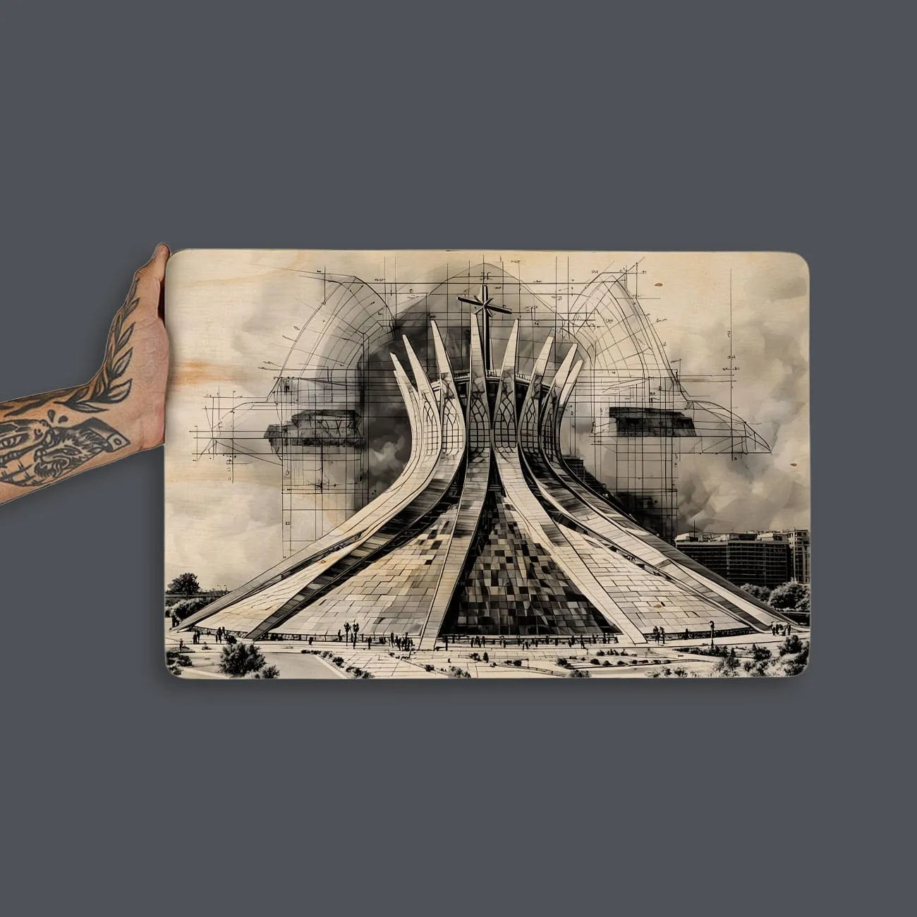 Quadro Decorativo -  Catedral Metropolitana Nossa Senhora Aparecida