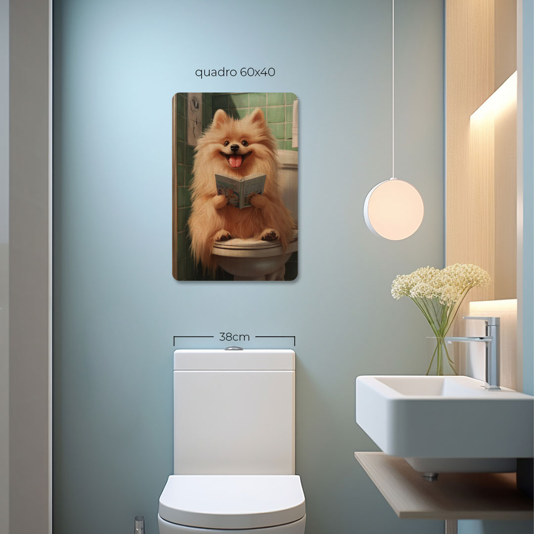 Quadro Decorativo  - Spitz no vaso