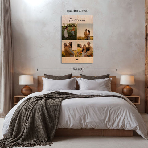 Quadro Decorativo Personalizado - Dia dos namorados - Eu Te Amo