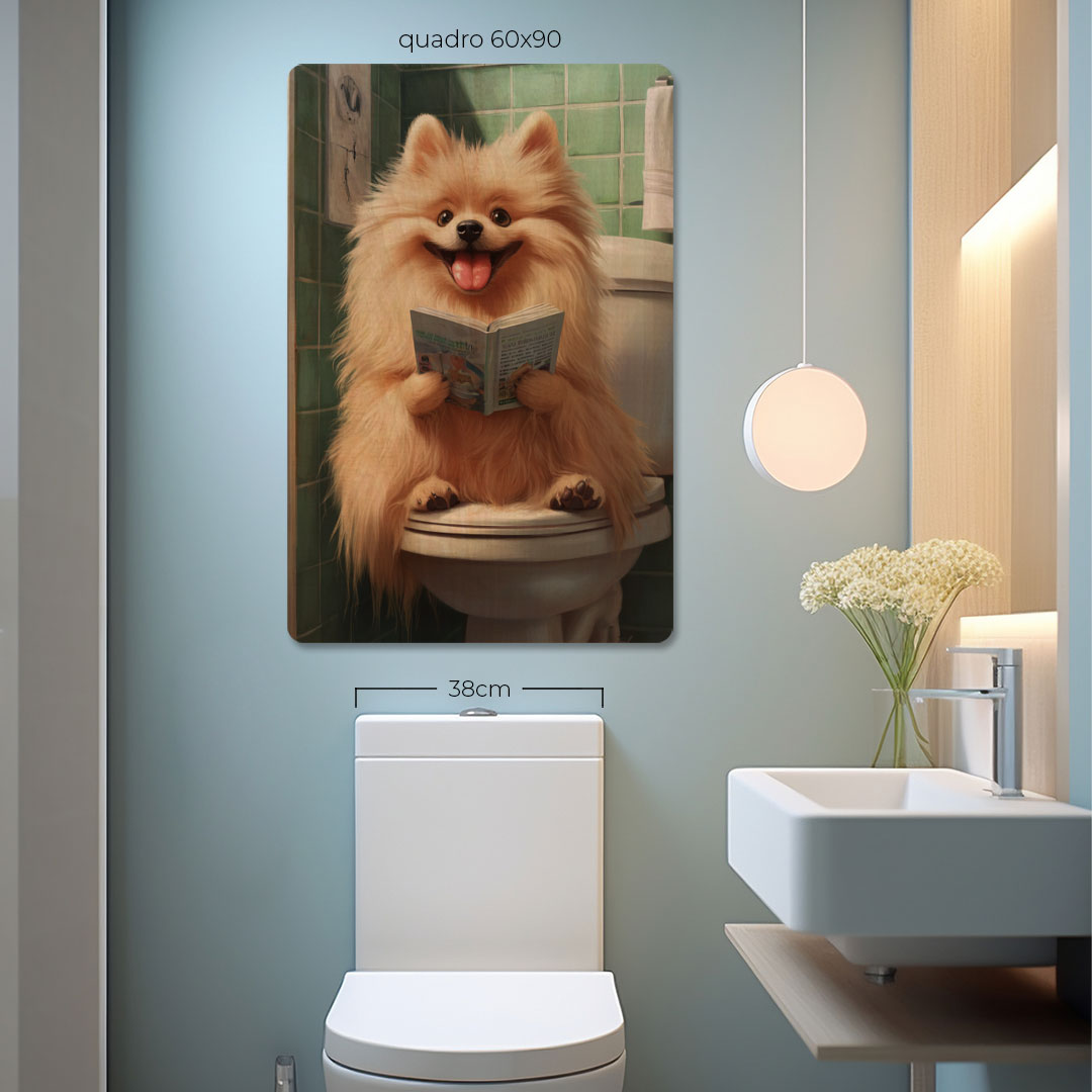 Quadro Decorativo  - Spitz no vaso