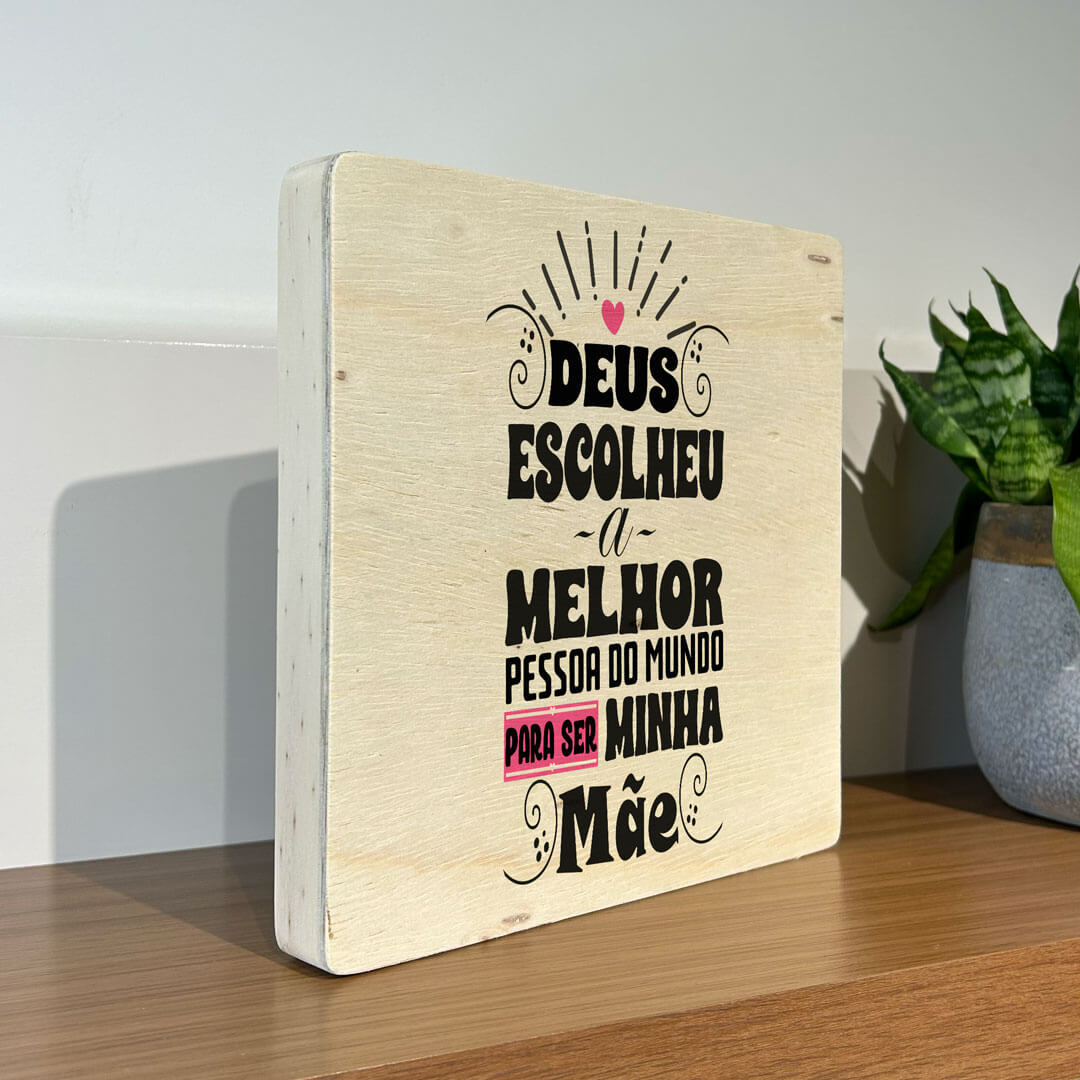 Quadro Decorativo - Melhor Mãe do Mundo