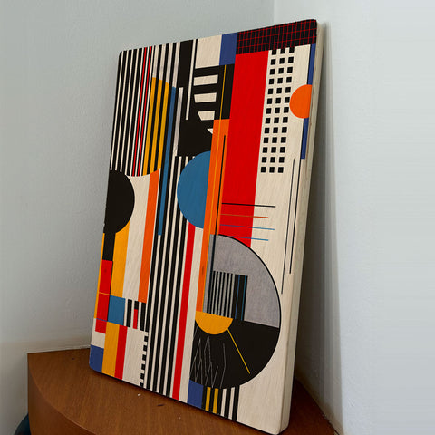 Quadro Decorativo - Bauhaus Forms 50 x 33 cm - Muralist Decor