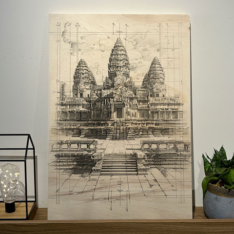 Quadro Decorativo - Angkor Wat 50 x 33 cm - Muralist Decor