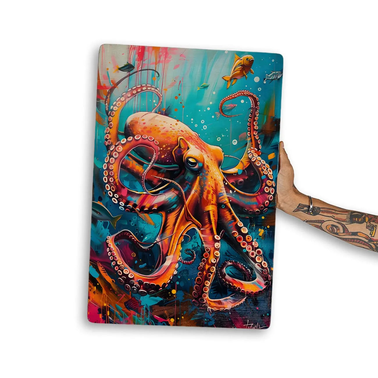 Quadro Decorativo - Fundo do Mar Polvo
