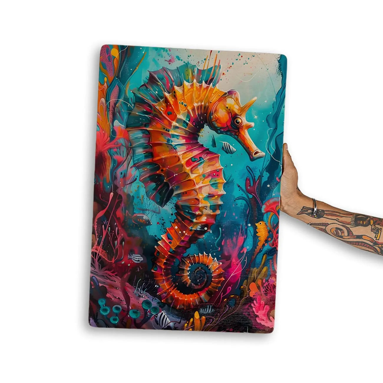 Quadro Decorativo - Fundo do Mar Cavalo Marinho