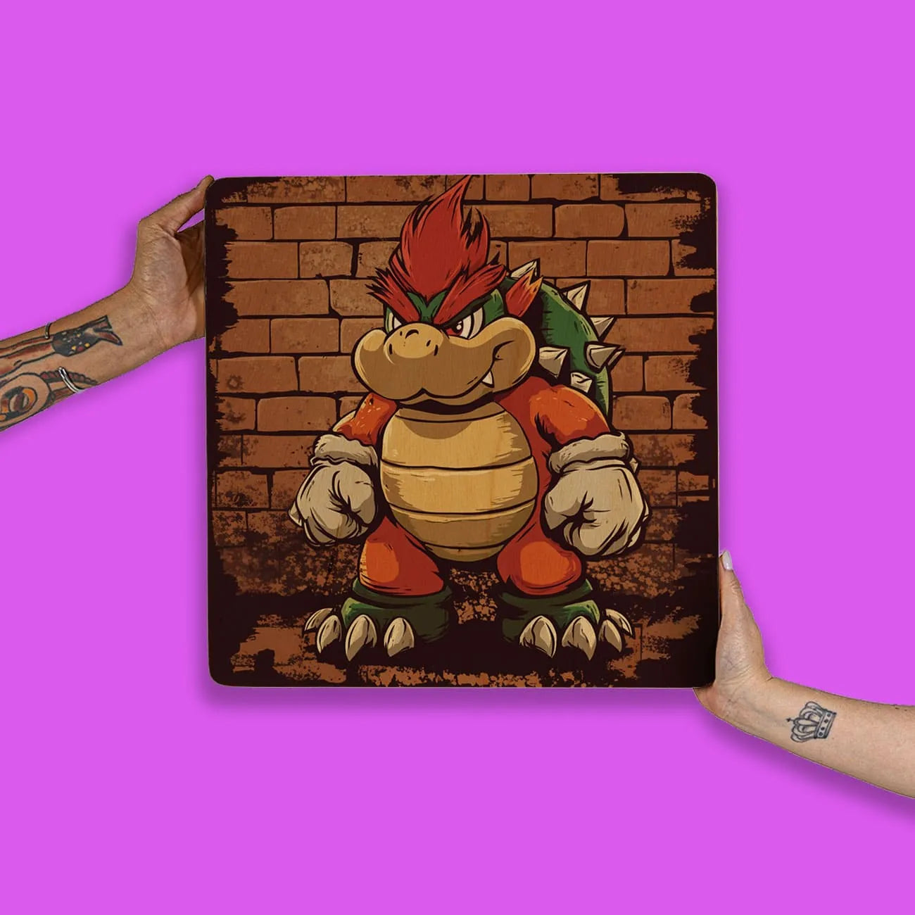 Quadro Decorativo -  Bowser - Mario Bros