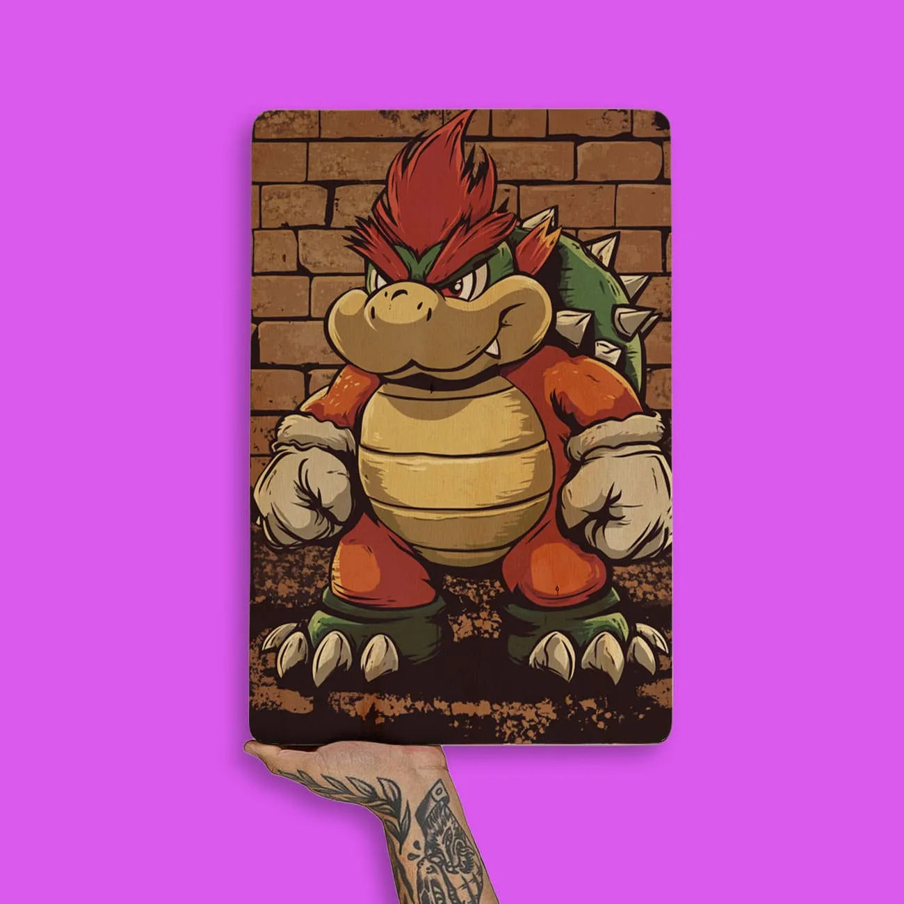 Quadro Decorativo -  Bowser - Mario Bros