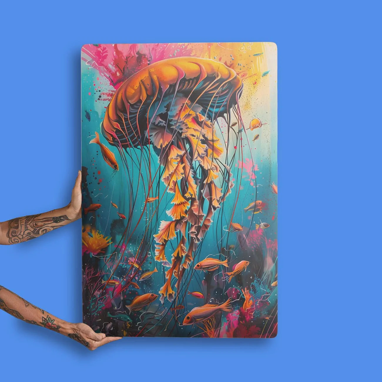 Quadro Decorativo - Fundo do Mar Água Viva