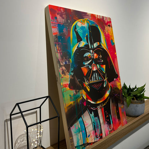 Quadro Decorativo - Colorfull Darth Vader