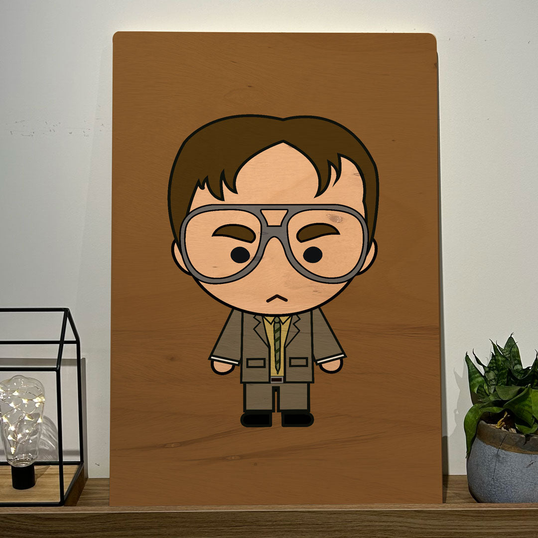 Quadro Decorativo - Dwight Schrute - The Office 50 x 33 cm - Muralist Decor