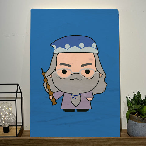 Quadro Decorativo - Dumbledore - Harry Potter 50 x 33 cm - Muralist Decor