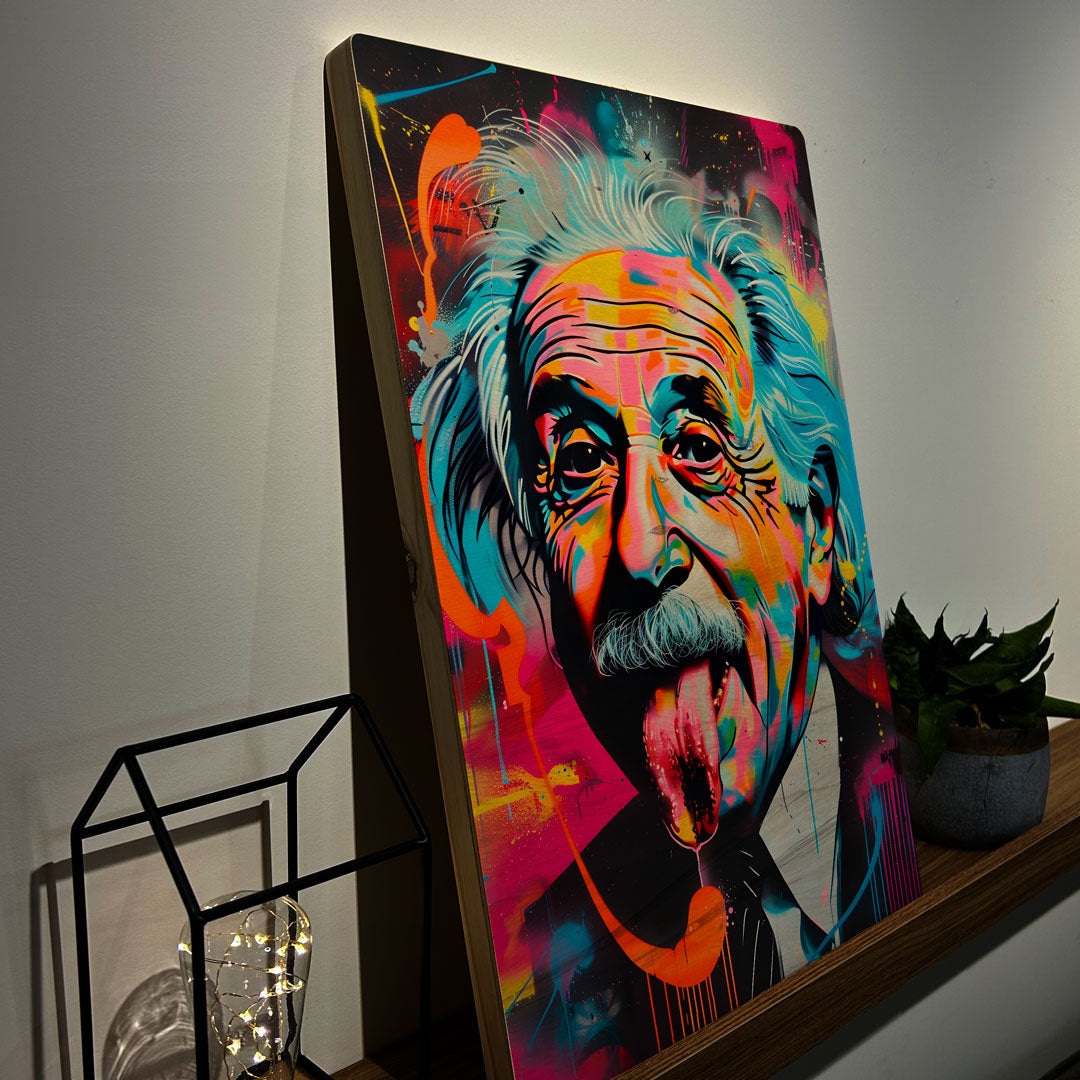 Quadro Decorativo - Colorfull Albert Einstein