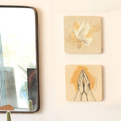 Quadro Decorativo - Kit Luz e Fé Agradecendo