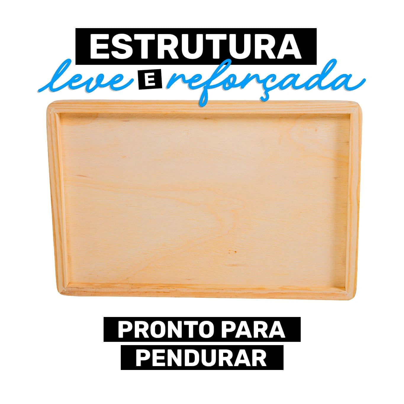 Quadro Decorativo -  Fauna Aquarela Arara Azul