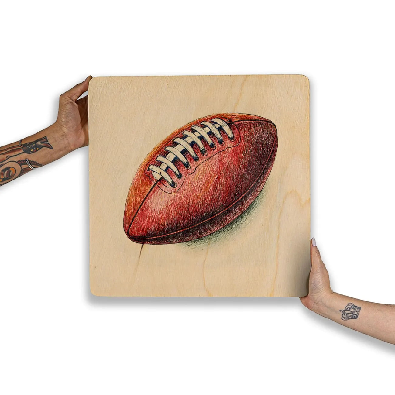 Quadro Decorativo  -  Bola de Futebol Americano