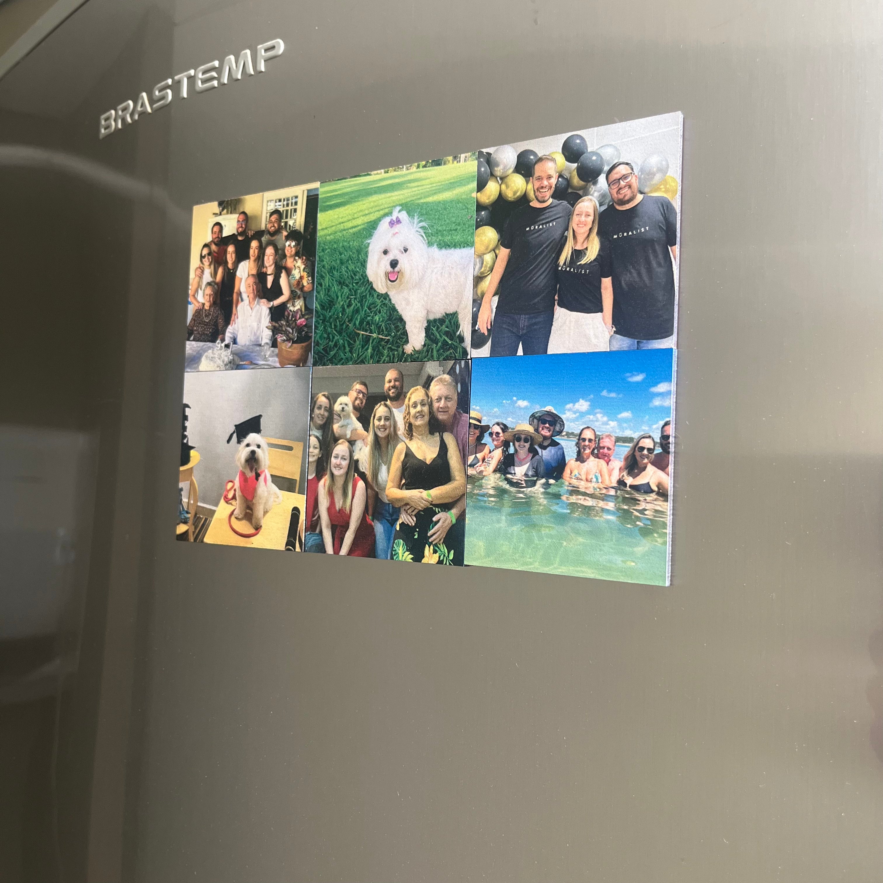 Ímãs de Madeira - Kit Personalizado Kit com 6 ímãs - Muralist Decor