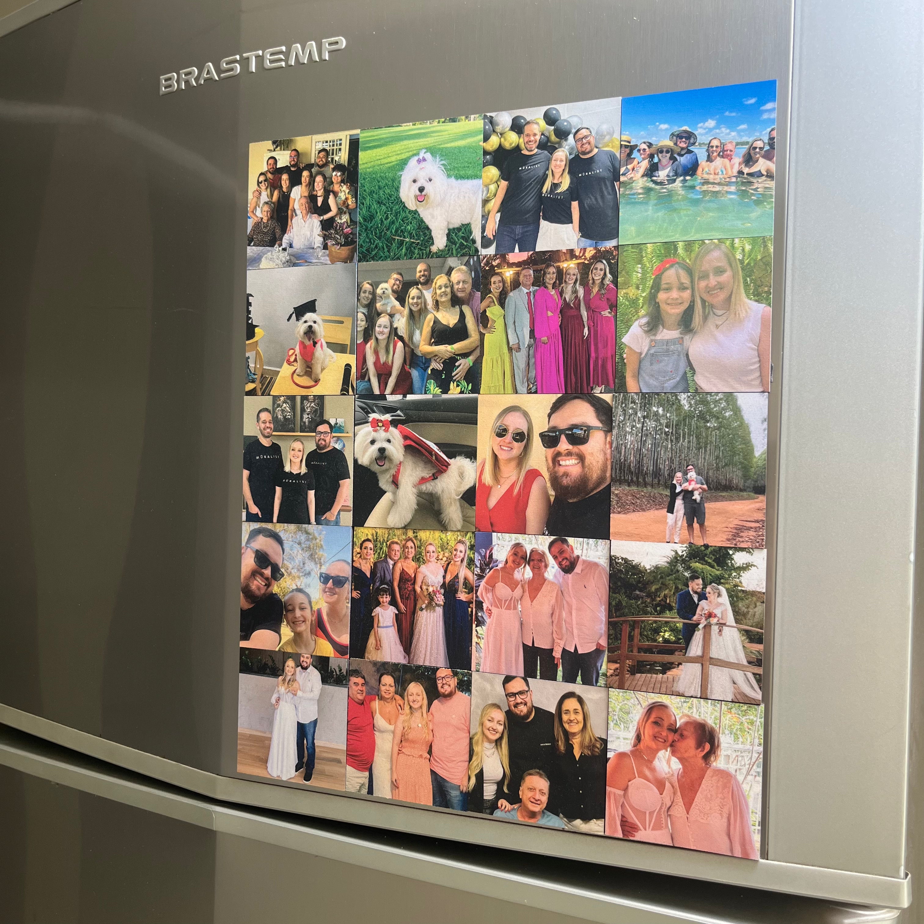 Ímãs de Madeira - Kit Personalizado Kit com 20 ímãs - Muralist Decor