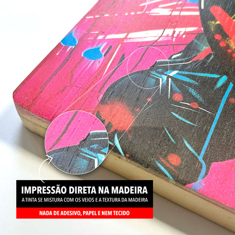 Quadro Decorativo  - Chiuaua no banheiro