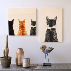 Quadro Decorativo - Kit Dueto Felino