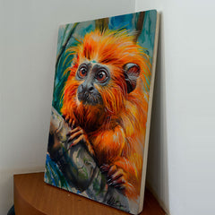 Quadro Decorativo - Fauna Aquarela Mico 50 x 33 cm - Muralist Decor