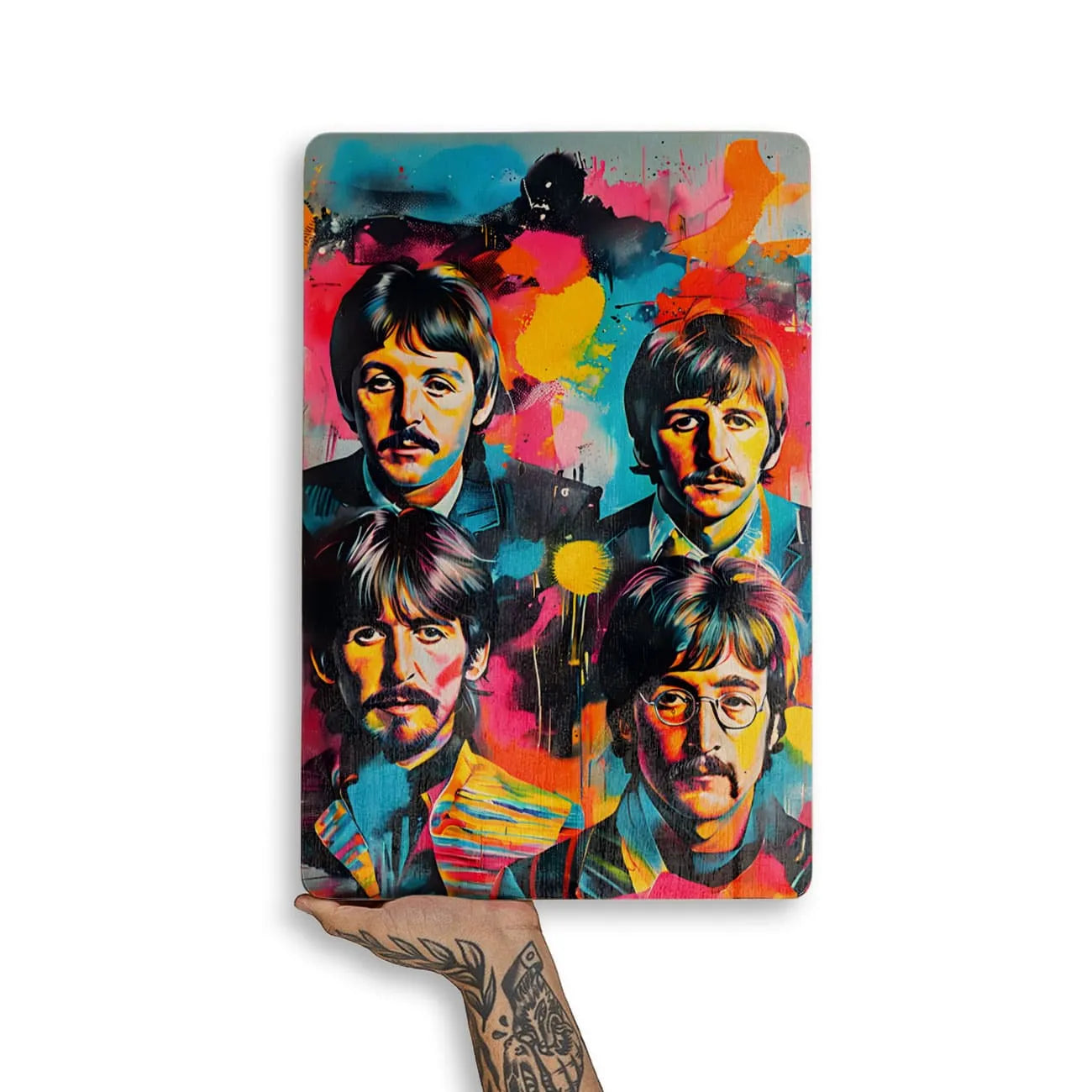 Quadro Decorativo - Colorfull Beatles 2