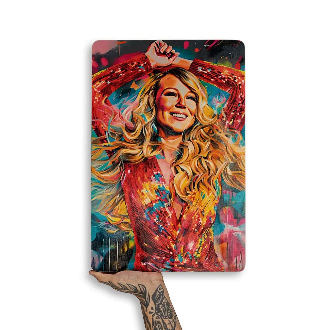 Quadro Decorativo - Colorfull Mariah Carey